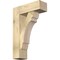 Ekena Millwork Olympic Block Rough Sawn Bracket w/ Offset Brace, Douglas Fir, 8"W x 24"D x 36"H BKT0806X24X36OLY05RDF - alternate 1